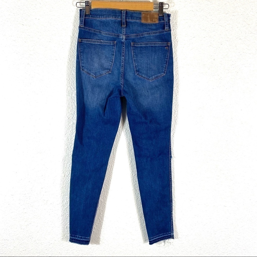 Madewell High Rise Skinny Distressed Jeans SZ 26 - Picture 5 of 9